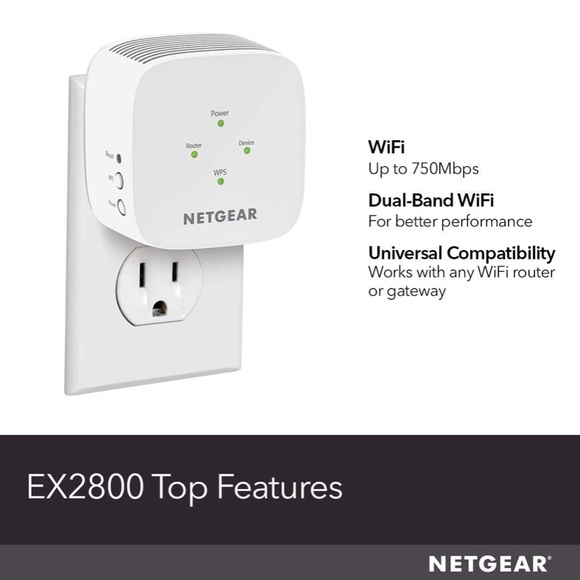 Netgear AC750 WiFi Range Extender (EX2800) - Picture 6 of 14